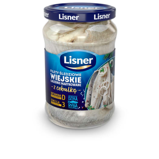 LISNER Filety śledziowe wiejskie z cebulką