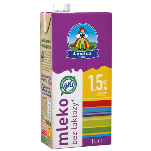 OSM ŁOWICZ Mleko UHT bez laktozy 1,5%