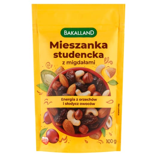 BAKALLAND Mieszanka studencka z migdałami