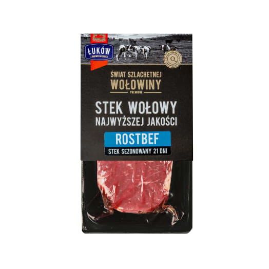 ŁUKÓW Stek wołowy top sirloin z rostbefu sezonowany (200g-300g)