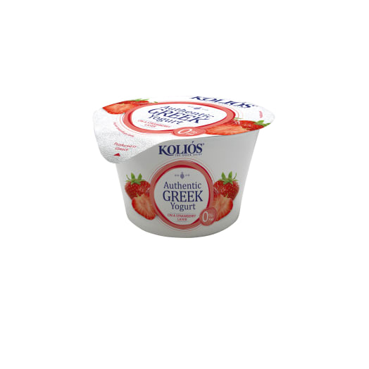 KOLIOS Jogurt grecki z truskawką