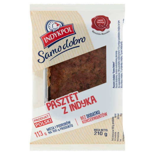 INDYKPOL Samo dobro Pasztet z indyka