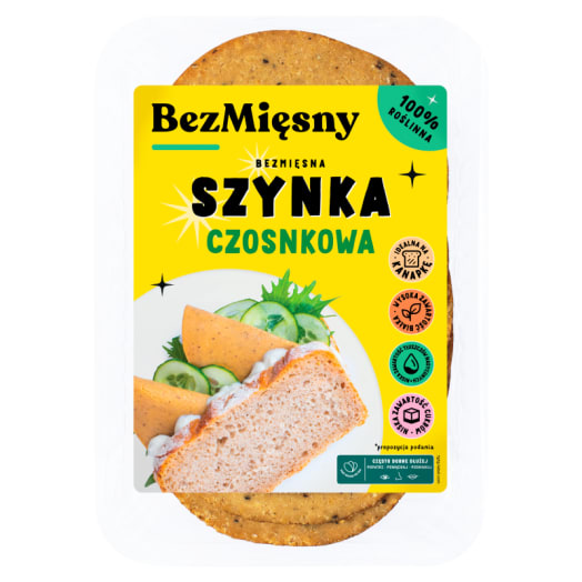 BEZMIĘSNY Bezmięsna szynka czosnkowa