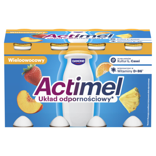 ACTIMEL Napój mleczny wieloowocowy (8 szt.)