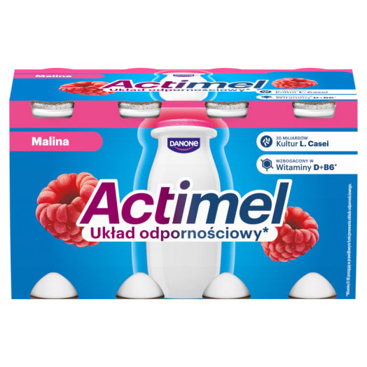 ACTIMEL Napój mleczny malina (8 szt.)