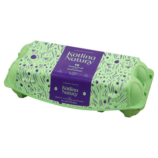 KOTLINA NATURY Jaja od kury zielononóżki - 10 szt.