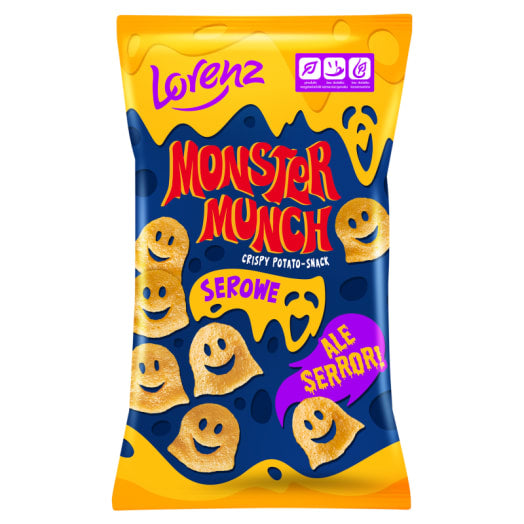 LORENZ Monster Munch Chrupki ziemniaczane o smaku serowym.