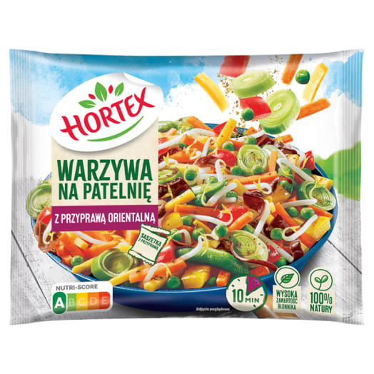 HORTEX Warzywa na patelnię z przyprawą orientalną mrożone