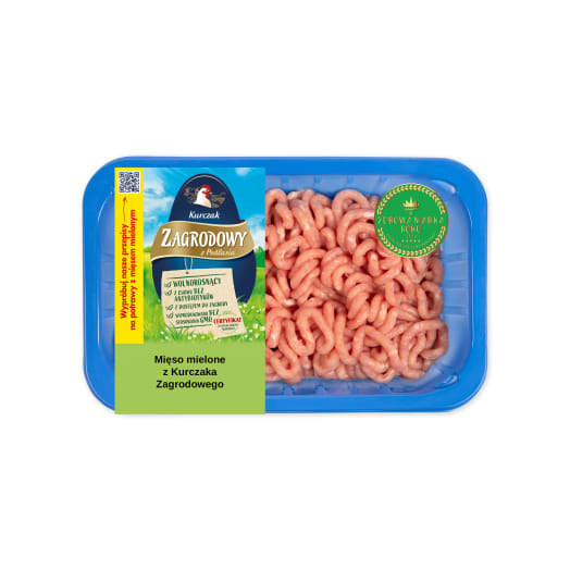 KURCZAK ZAGRODOWY Mięso mielone z nogi i fileta kurczaka zagrodowego